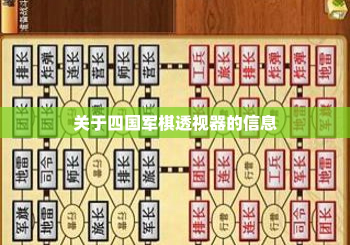 关于四国军棋透视器的信息