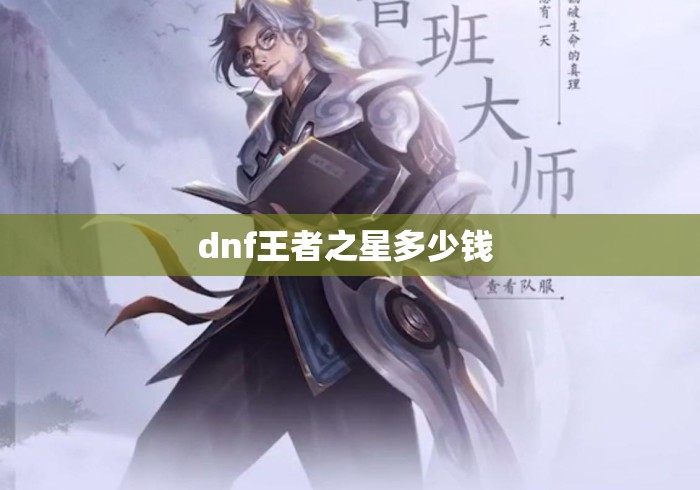 dnf王者之星多少钱 