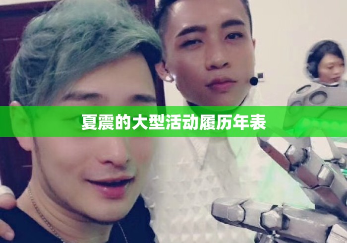 夏震的大型活动履历年表