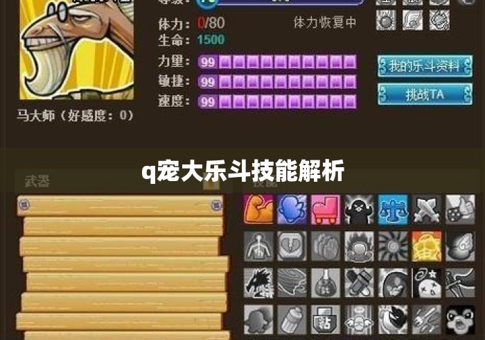 q宠大乐斗技能解析
