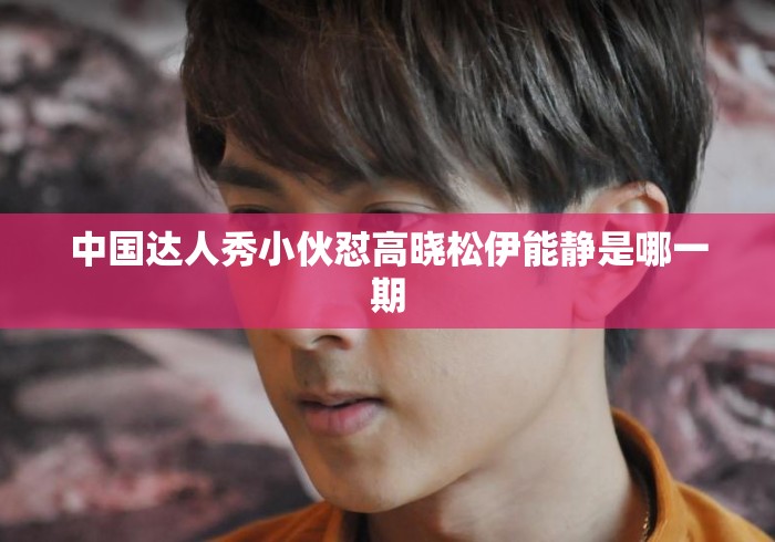 中国达人秀小伙怼高晓松伊能静是哪一期