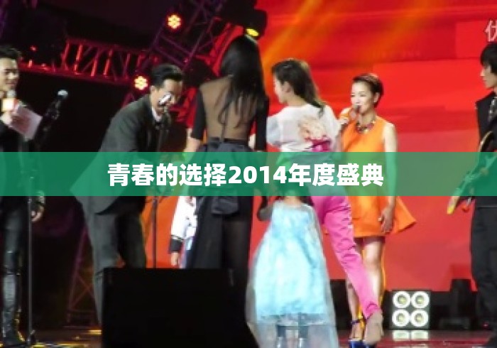 青春的选择2014年度盛典 青春的选择2014年度盛典