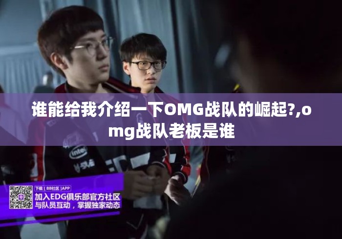 谁能给我介绍一下OMG战队的崛起?,omg战队老板是谁