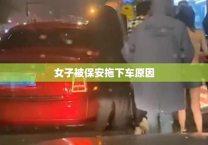 女子被保安拖下车原因