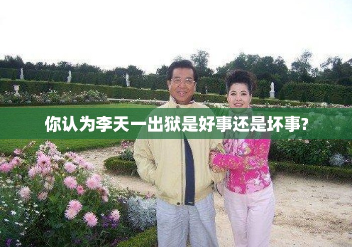 你认为李天一出狱是好事还是坏事?