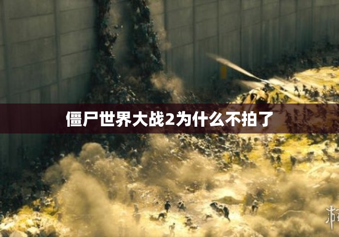 僵尸世界大战2为什么不拍了 僵尸世界大战2为什么不拍了