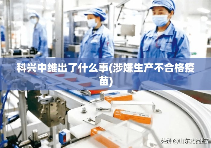 科兴中维出了什么事(涉嫌生产不合格疫苗) 科兴中维出了什么事(涉嫌生产不合格疫苗)