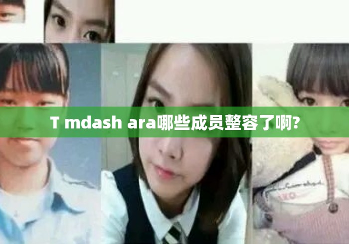 T mdash ara哪些成员整容了啊?