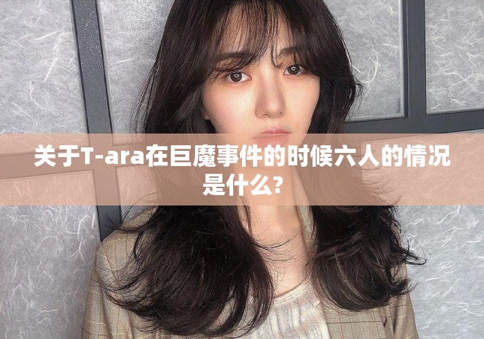 关于T-ara在巨魔事件的时候六人的情况是什么?
