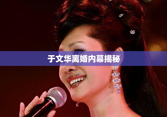 于文华离婚内幕揭秘