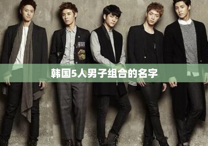 韩国5人男子组合的名字