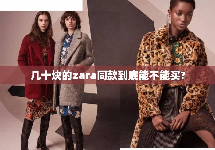 几十块的zara同款到底能不能买?