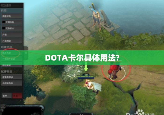 DOTA卡尔具体用法? DOTA卡尔具体用法?
