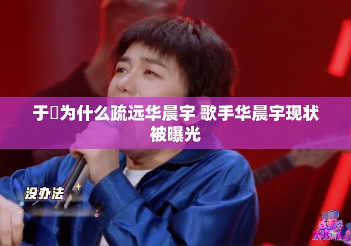 于湉为什么疏远华晨宇 歌手华晨宇现状被曝光