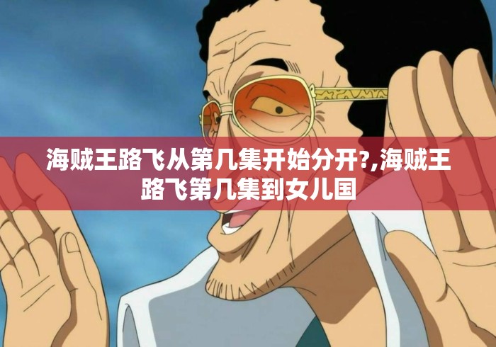 海贼王路飞从第几集开始分开?,海贼王路飞第几集到女儿国