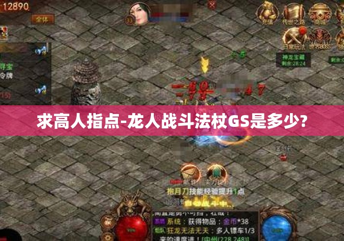 求高人指点-龙人战斗法杖GS是多少?