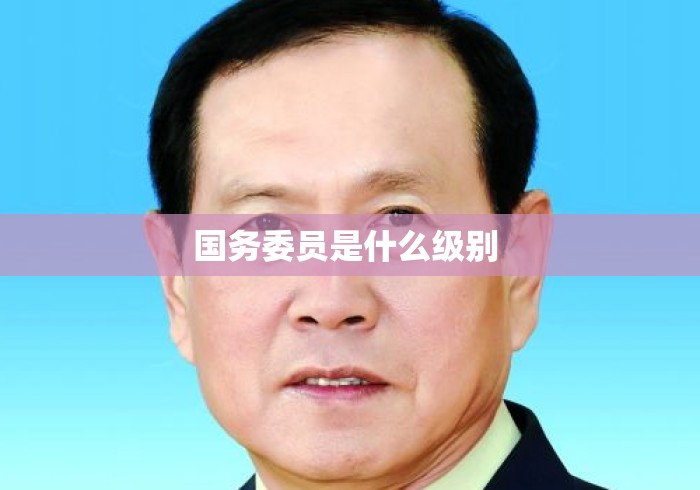 国务委员是什么级别 